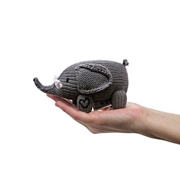 Estella Baby Rattle Toy - Elephant Rattle (Handmade) - Image 4