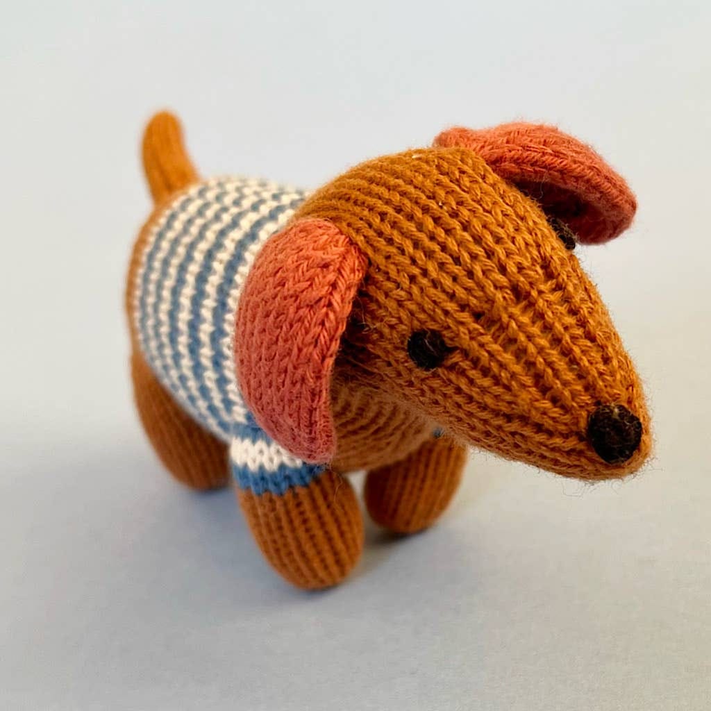 Estella Dog Rattle for Babies (Handmade) - Image 2