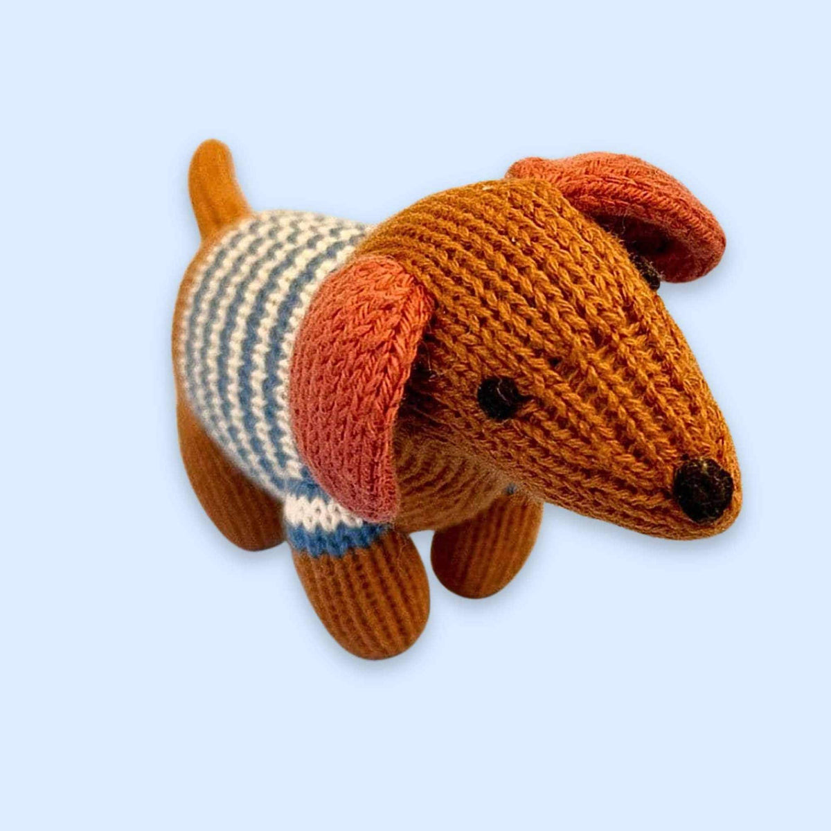 Estella Dog Rattle for Babies (Handmade) - Image 4