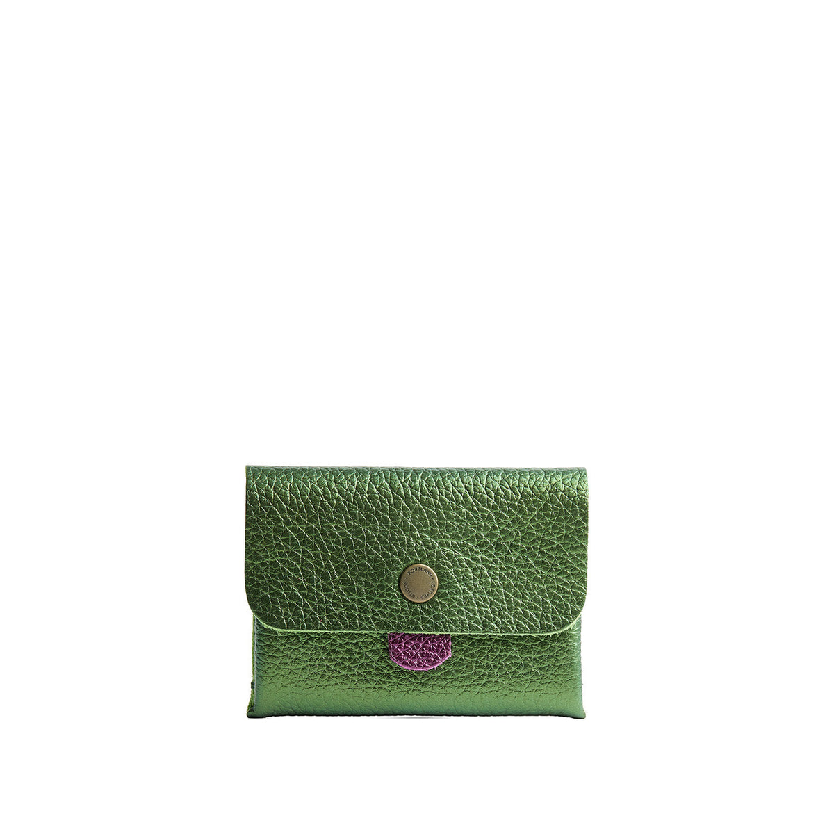 Euro Wallet - Metallic Greench