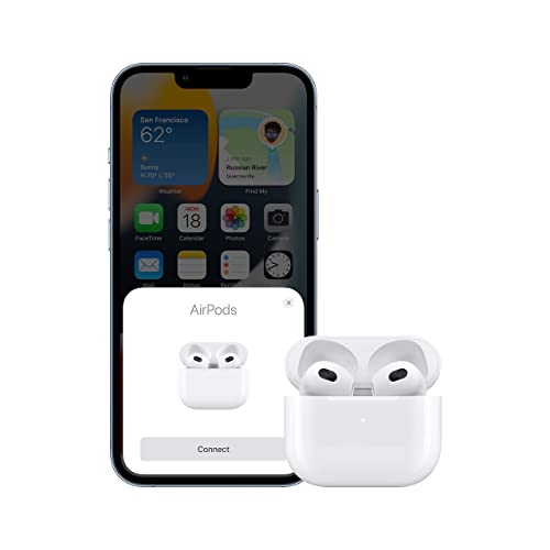 Apple - AirPods (3rd generation) - White - MME73AM/A - Image 4