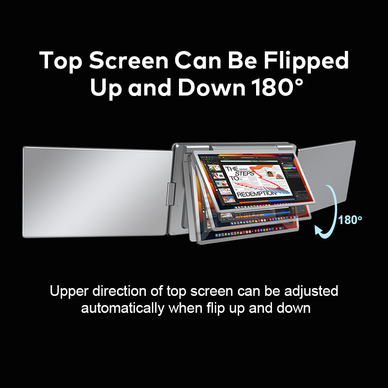 Portable Triple Screen Monitor for Laptop - Image 3