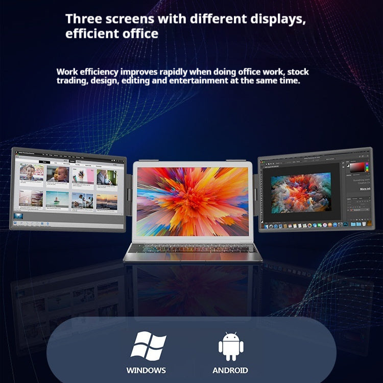 14-Inch Dual Screen Portable Monitor for Laptop