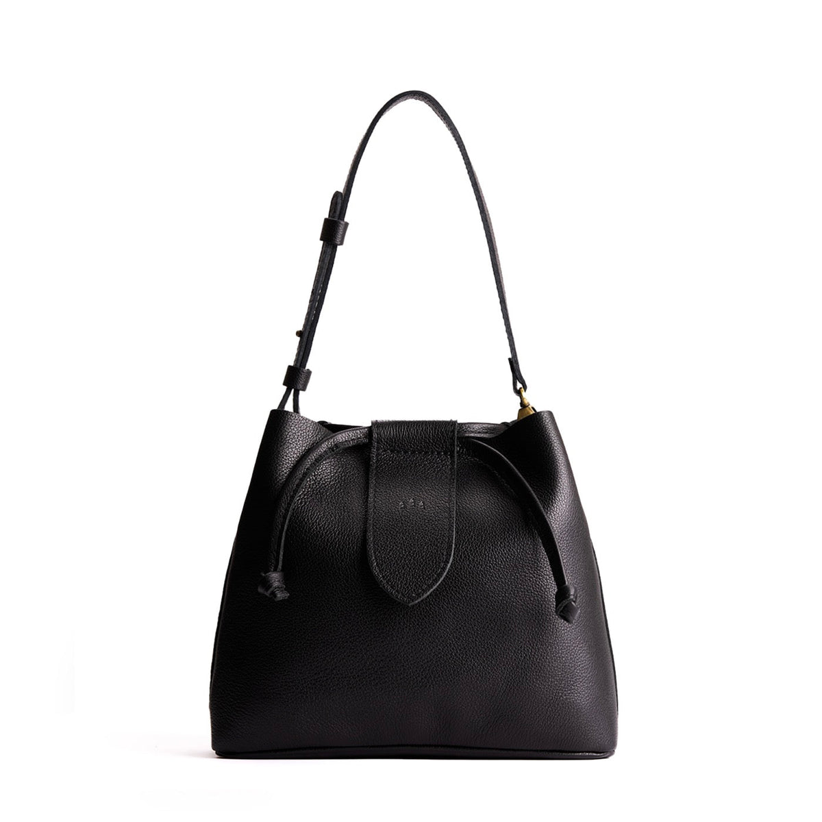 Firefly Bucket Bag - Pebbled--black / Large