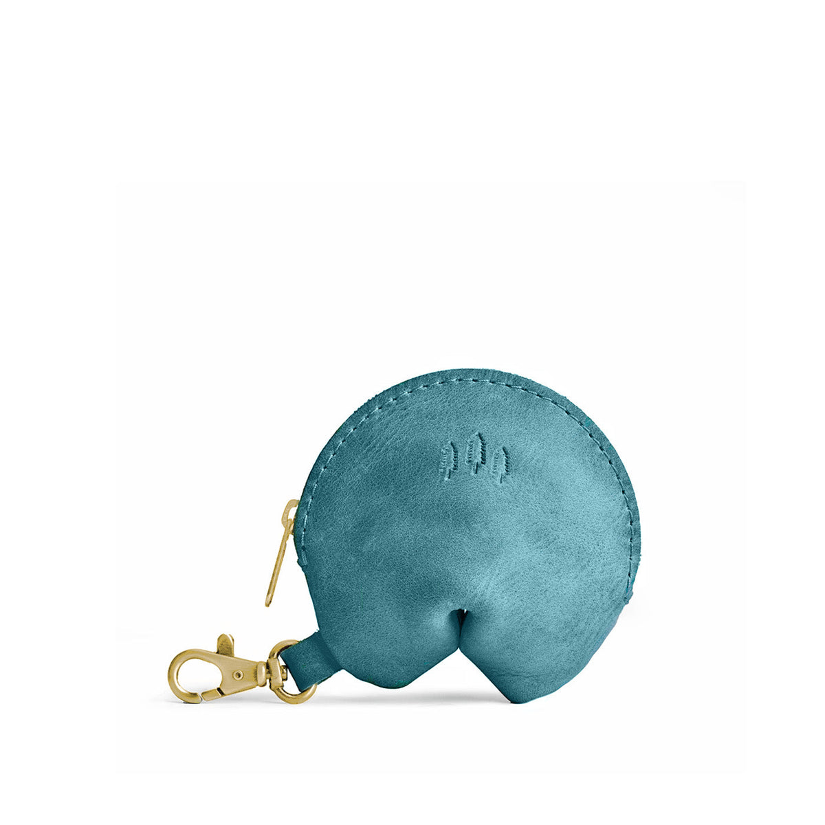 Fortune Cookie Keychain - Aqua