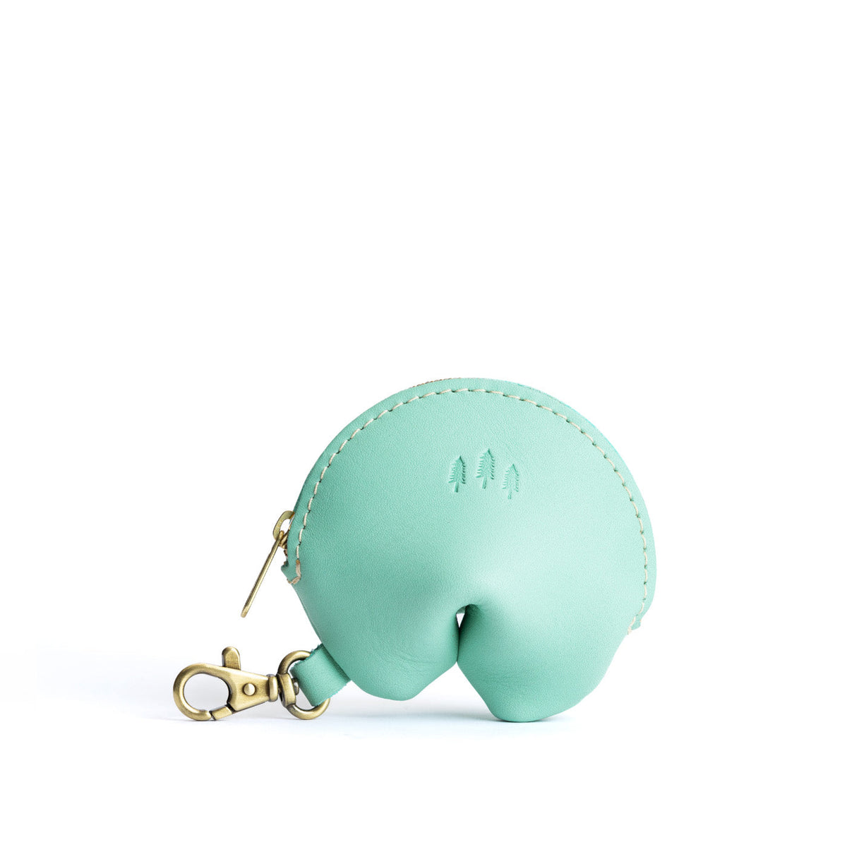 Fortune Cookie Keychain - Mint