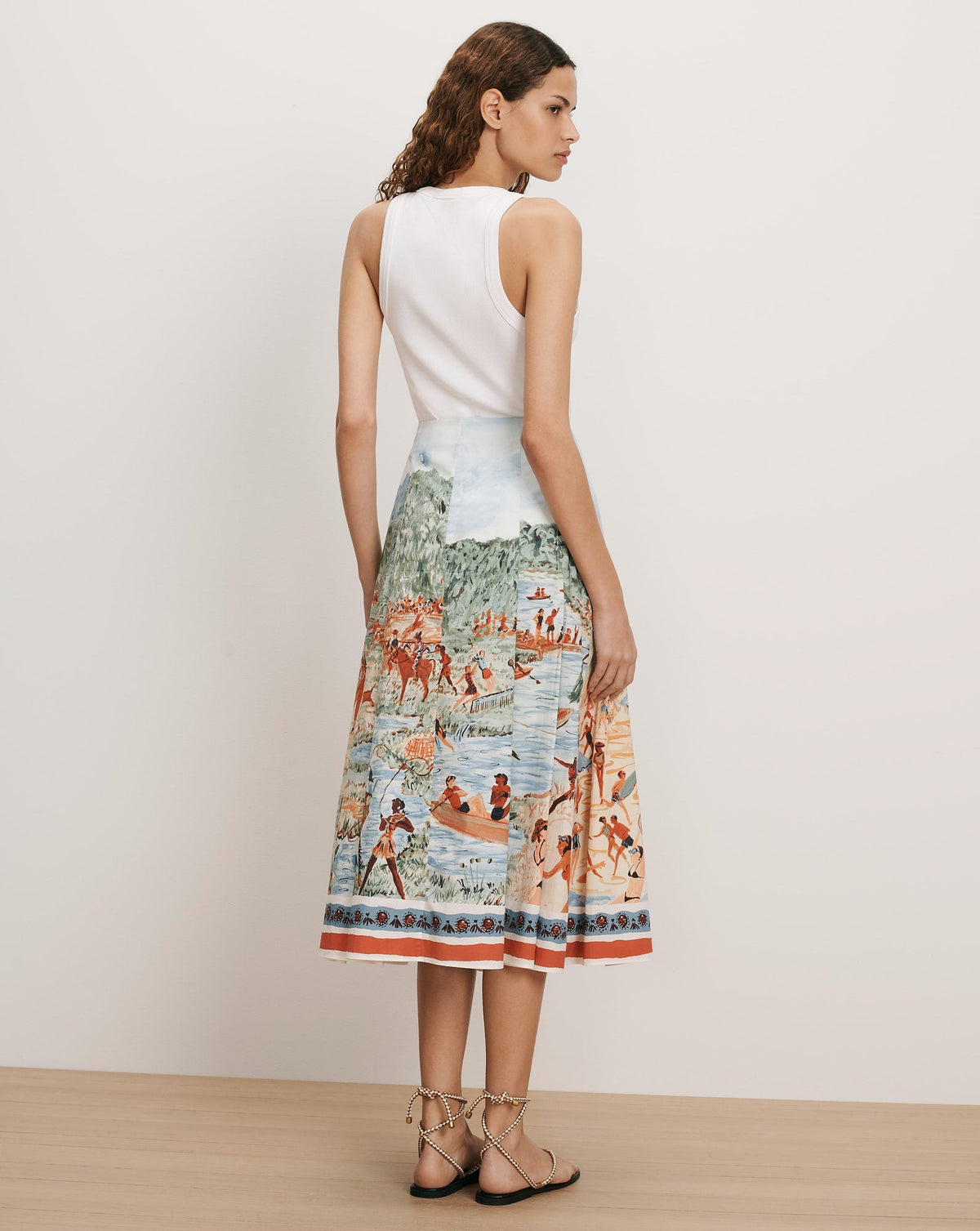 Fynnley Printed Midi Skirt - Image 6