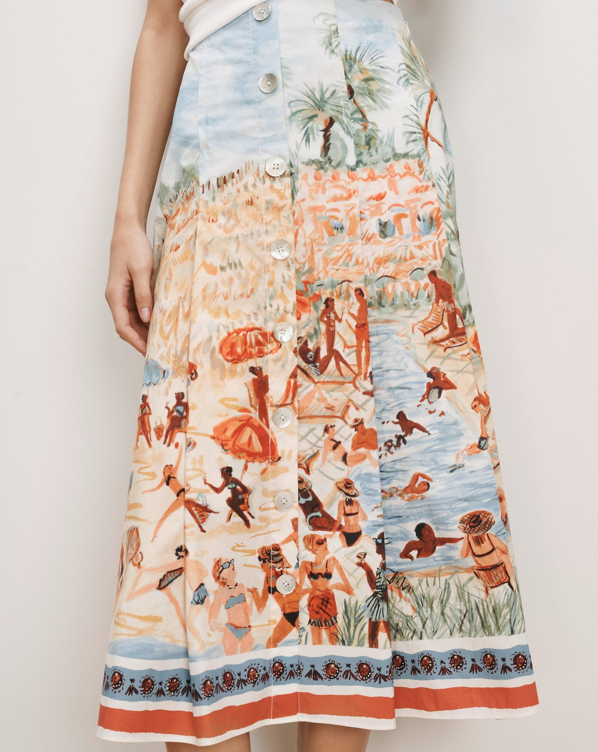 Fynnley Printed Midi Skirt - Image 7