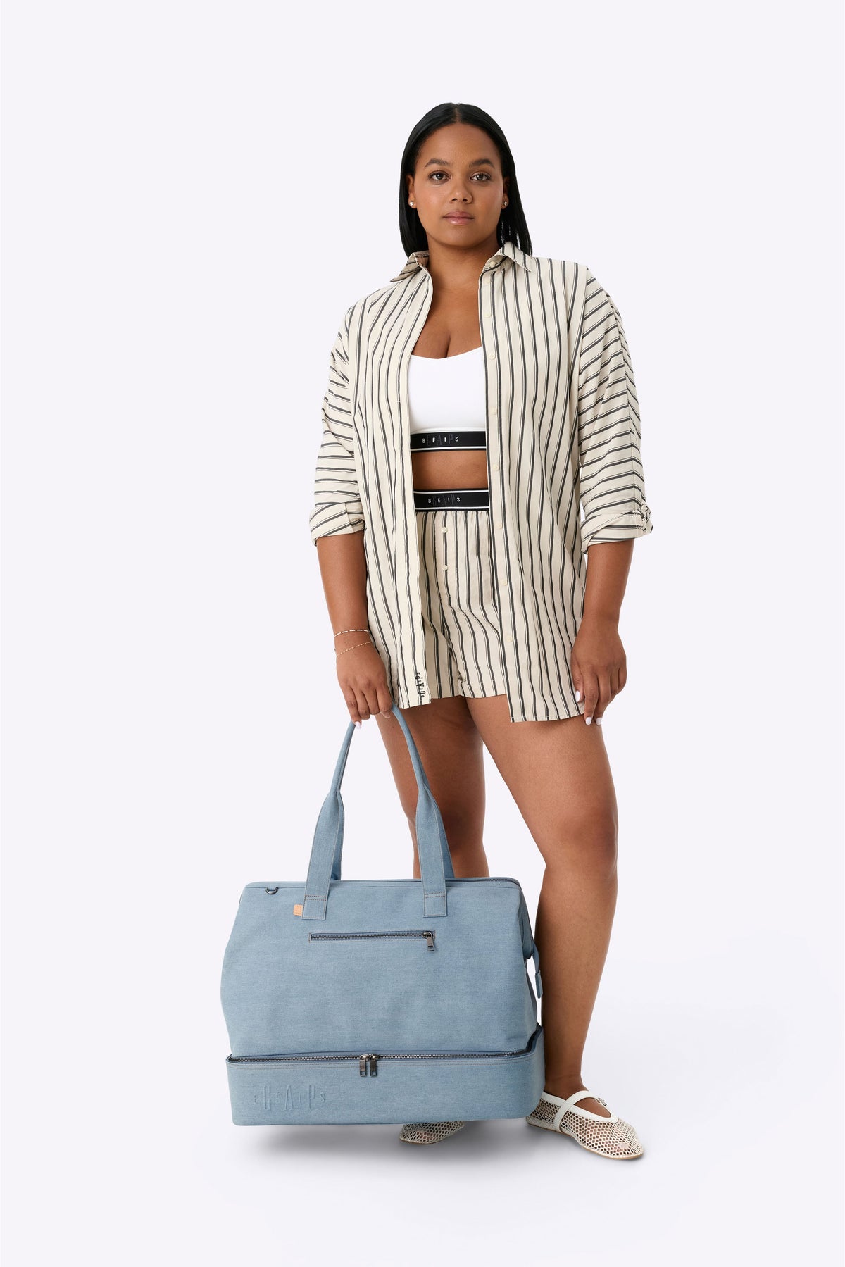 Gap x BÉIS The Weekender in Denim Blue - Image 5