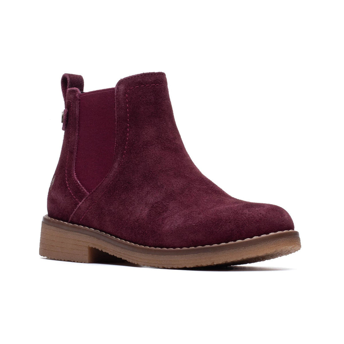 Hush Puppies Maddy Womens Ankle Boots - Plum