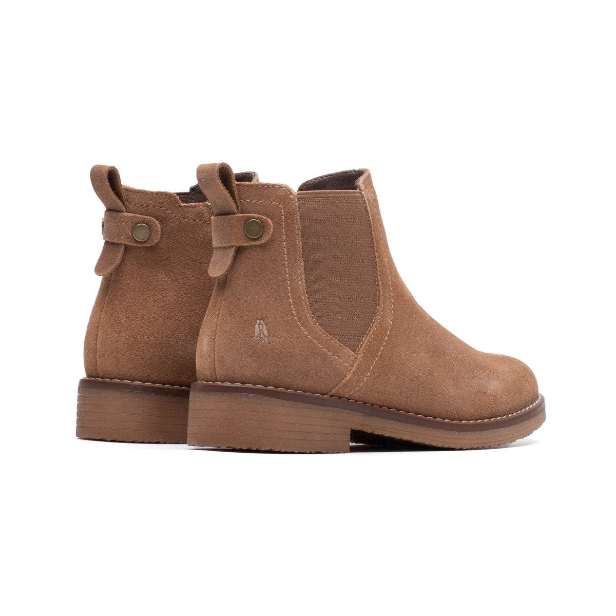 Hush Puppies Maddy Womens Ankle Boots - Light Tan - Image 2