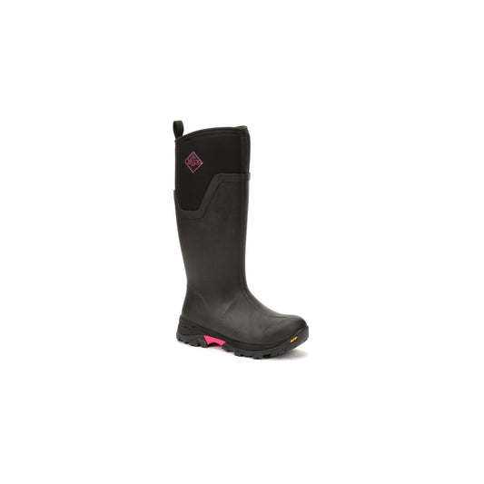 Muck Boots Arctic Ice Tall Womens Wellingtons - Black/Hot Pink