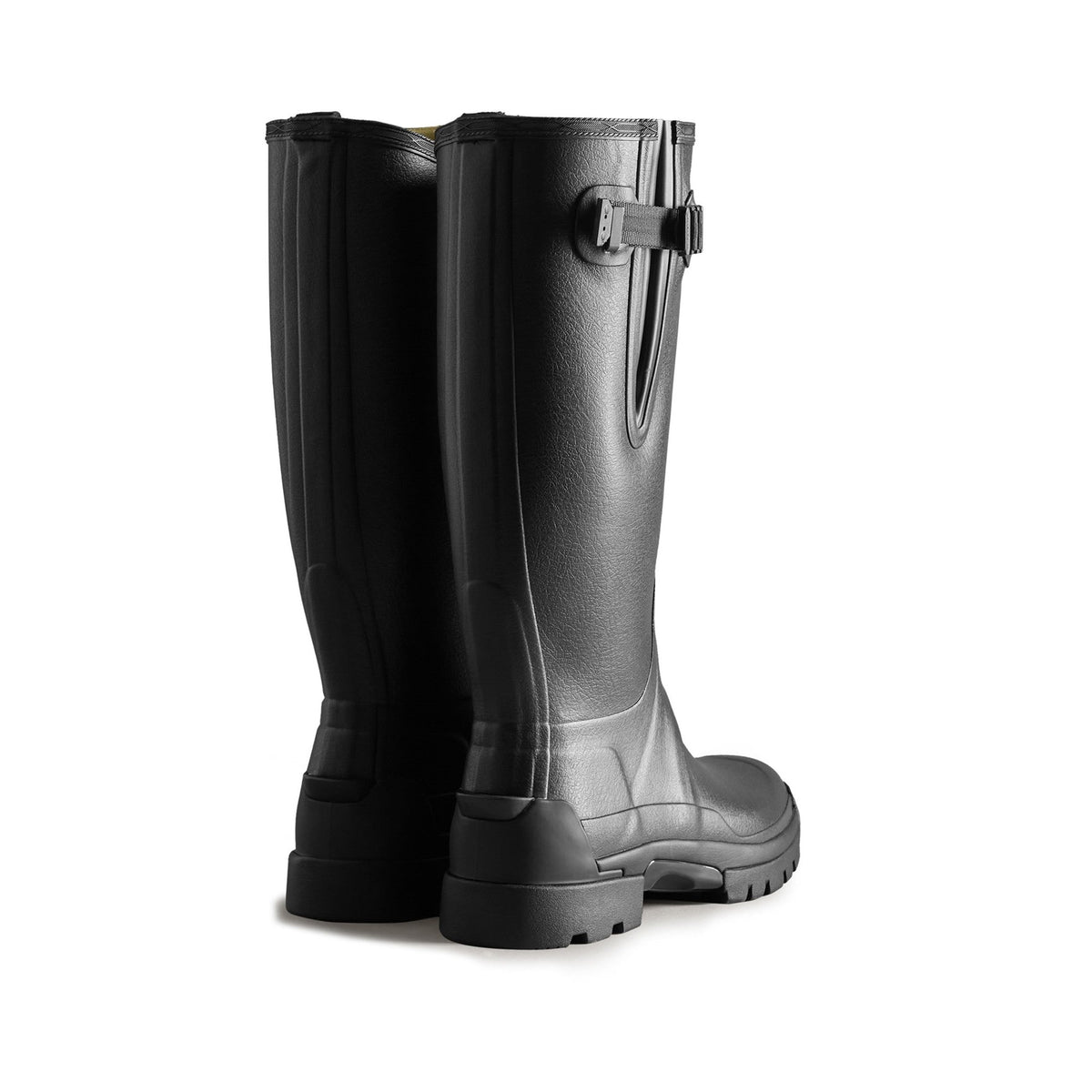 Hunter Balmoral Adjustable Mens Wellington - Black - Image 2