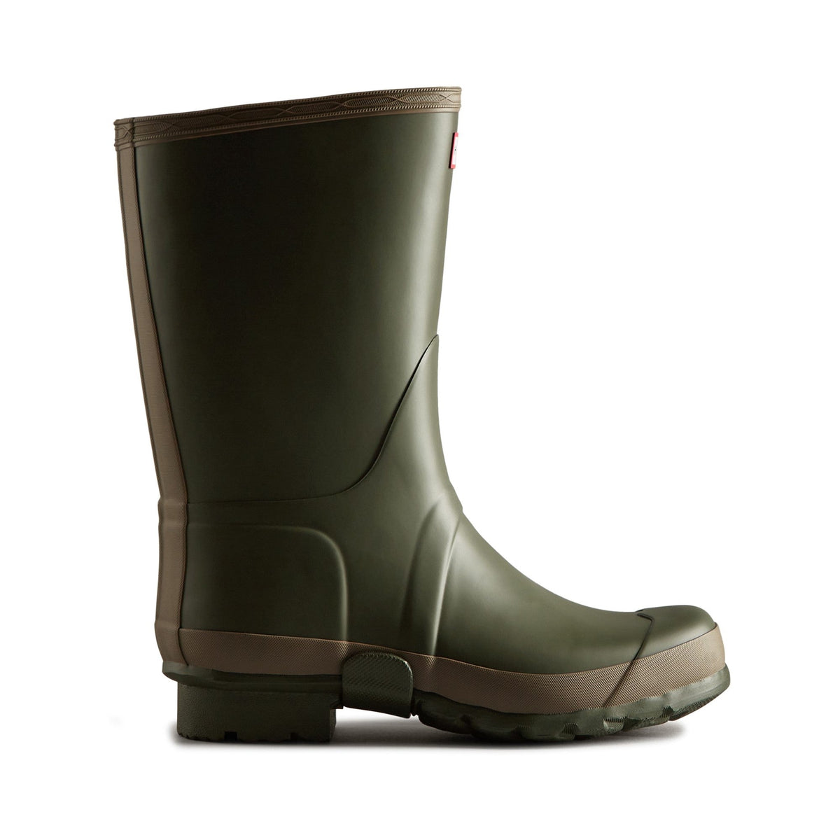Hunter Gardener Mens Boot - Dark Olive/Clay - Image 4
