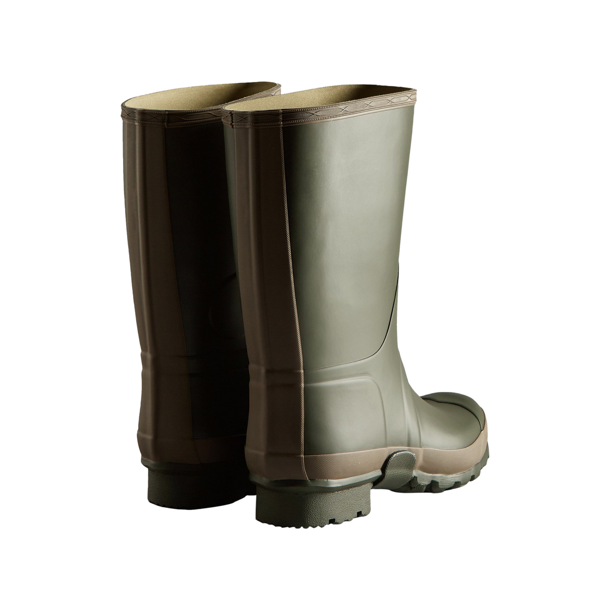 Hunter Gardener Mens Boot - Dark Olive/Clay - Image 5