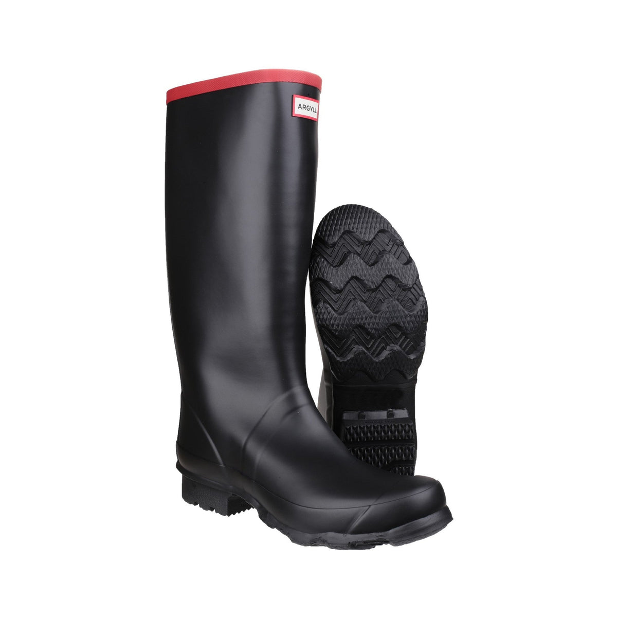 Hunter Argyll Full Knee Unisex Wellington - Black - Image 3