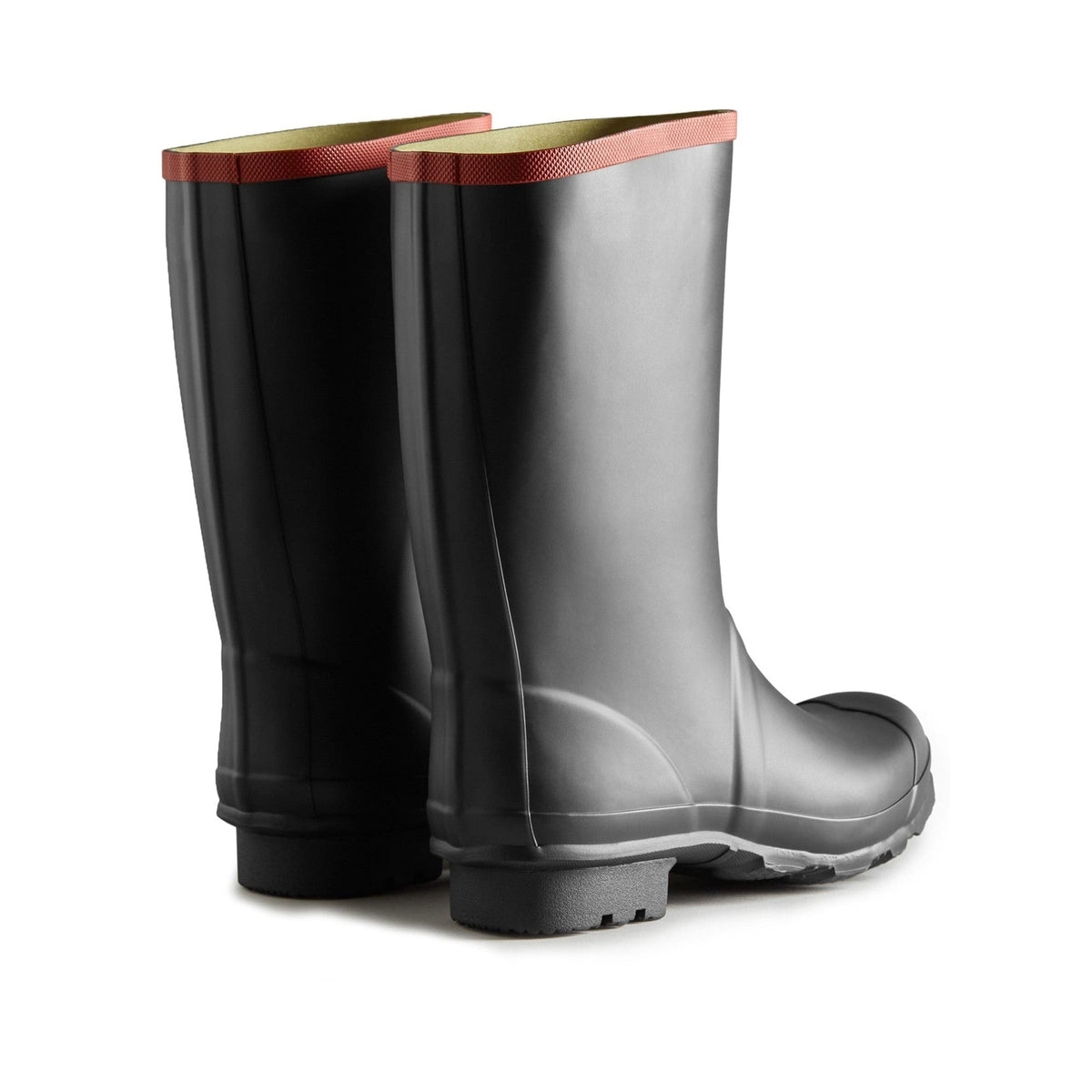 Hunter Argyll Short Knee Wellington Boots - Black - Image 2