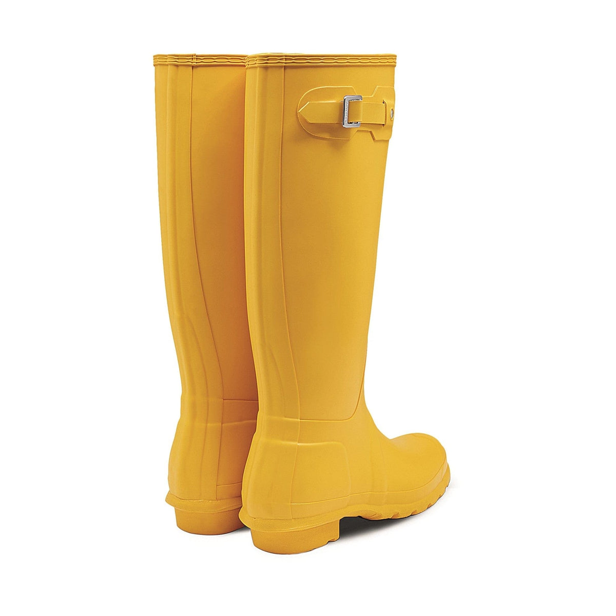 Hunter Original Tall Wellington Boots - Yellow - Image 2