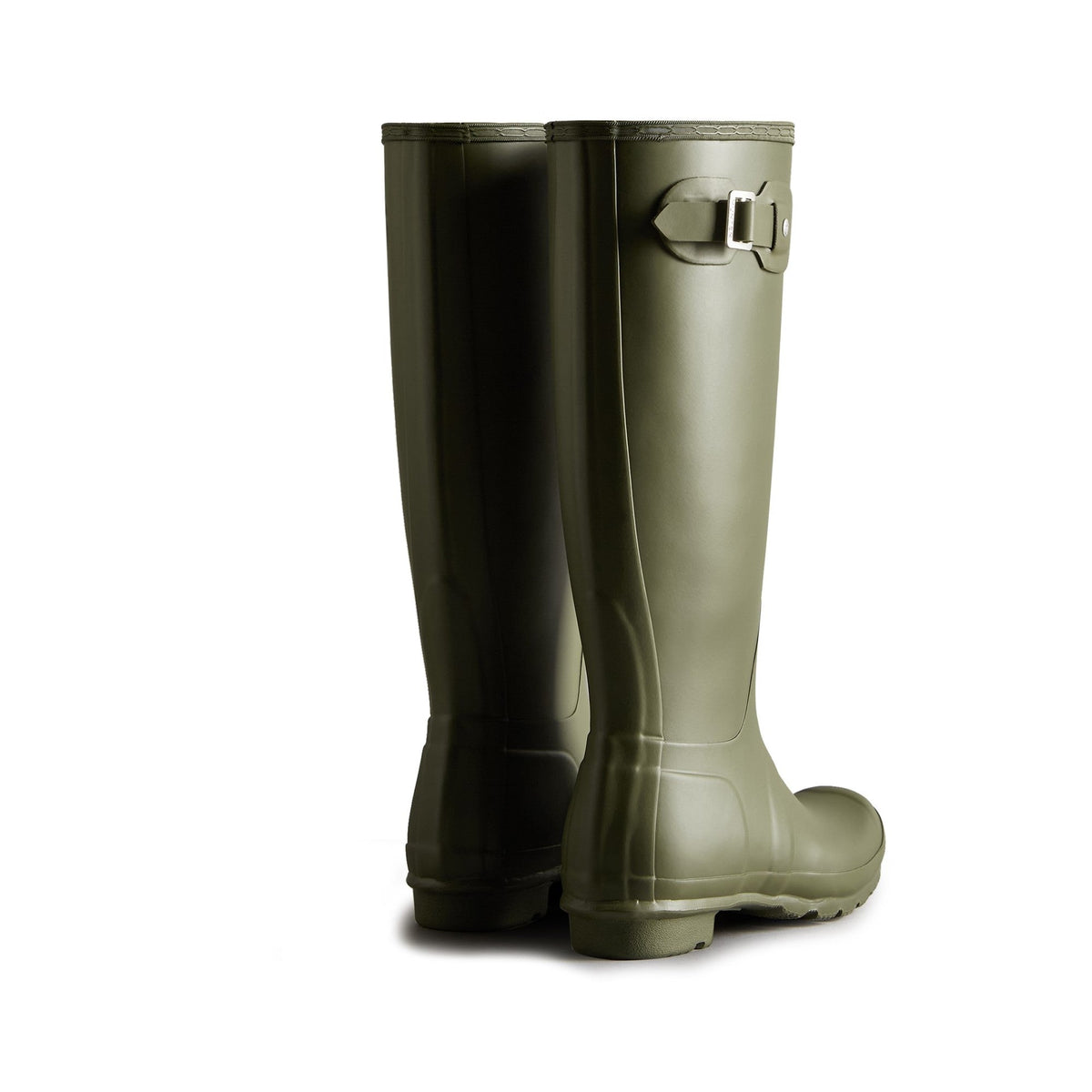Hunter Original Tall Wellington Boots Womens - Dark Olive - Image 2
