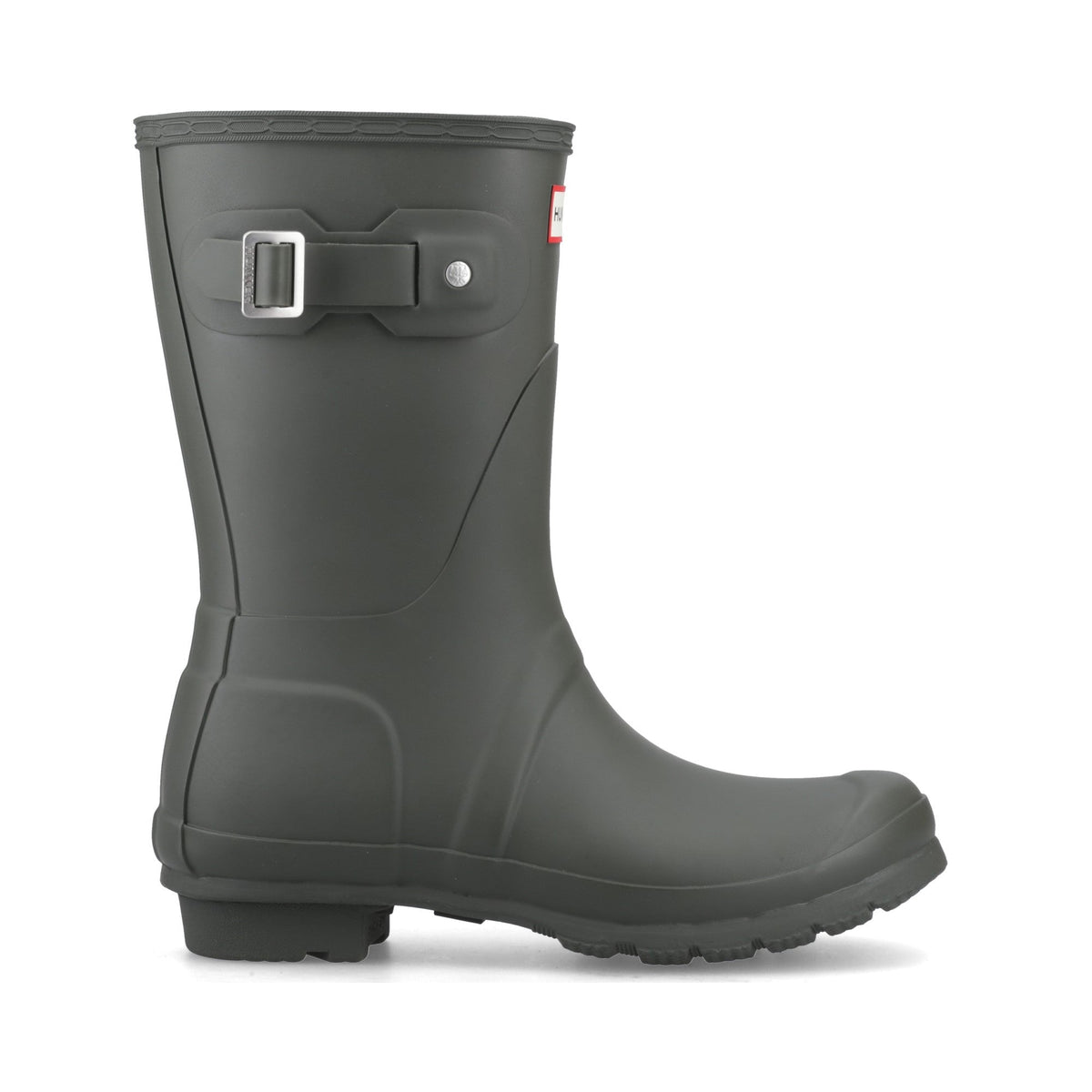 Hunter Original Short Boot Womens - Dark Olive - Image 4