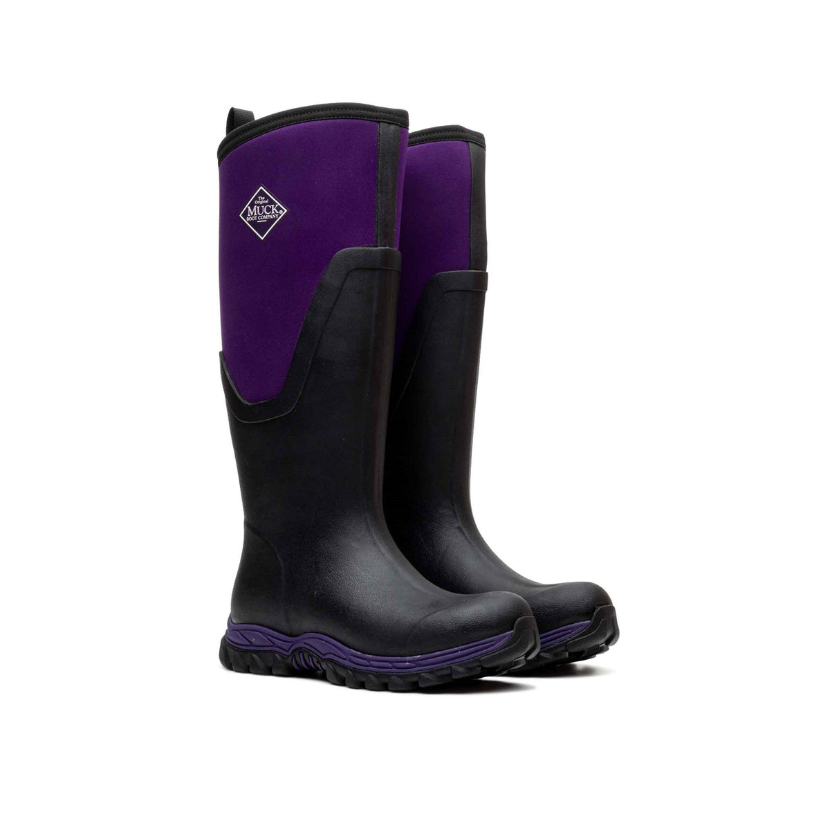 Muck Boots Arctic Sport II Tall Wellington Womens - Black/Acai - Image 5