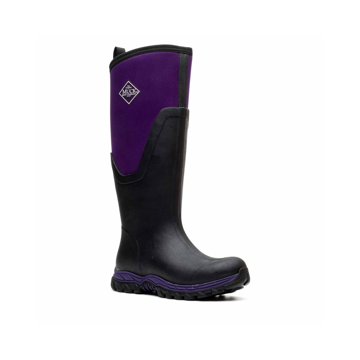 Muck Boots Arctic Sport II Tall Wellington Womens - Black/Acai - Image 6