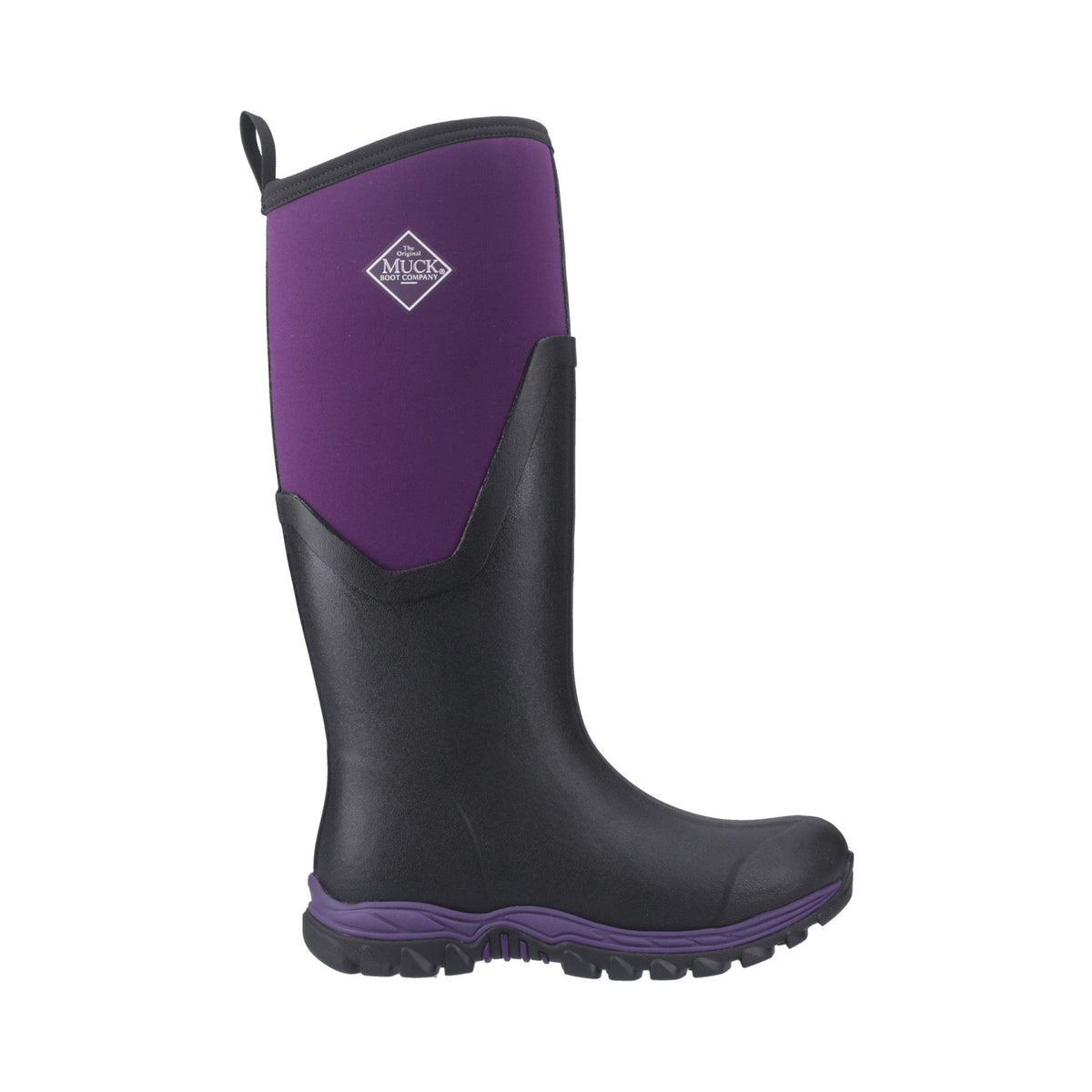 Muck Boots Arctic Sport II Tall Wellington Womens - Black/Acai - Image 4