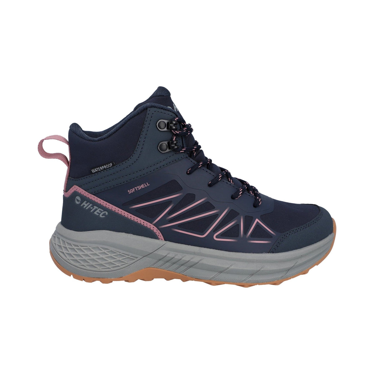 Hi-Tec Litespeed Mid WP Hiker Womens Boots - Stratified Sea/Cedar Wood/Grey - Image 5