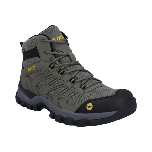 Hi-Tec Campana Mid WP Mens Hiking Boots - Dusty Olive/Honey