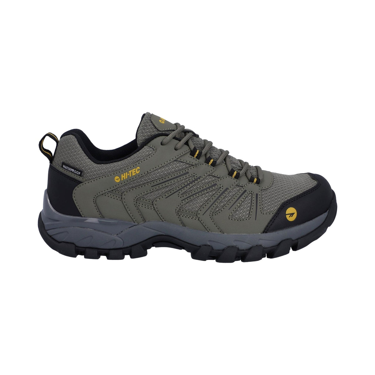 Hi-Tec Campana Low WP Hiker Mens Shoes - Dusty Olive/Honey - Image 5