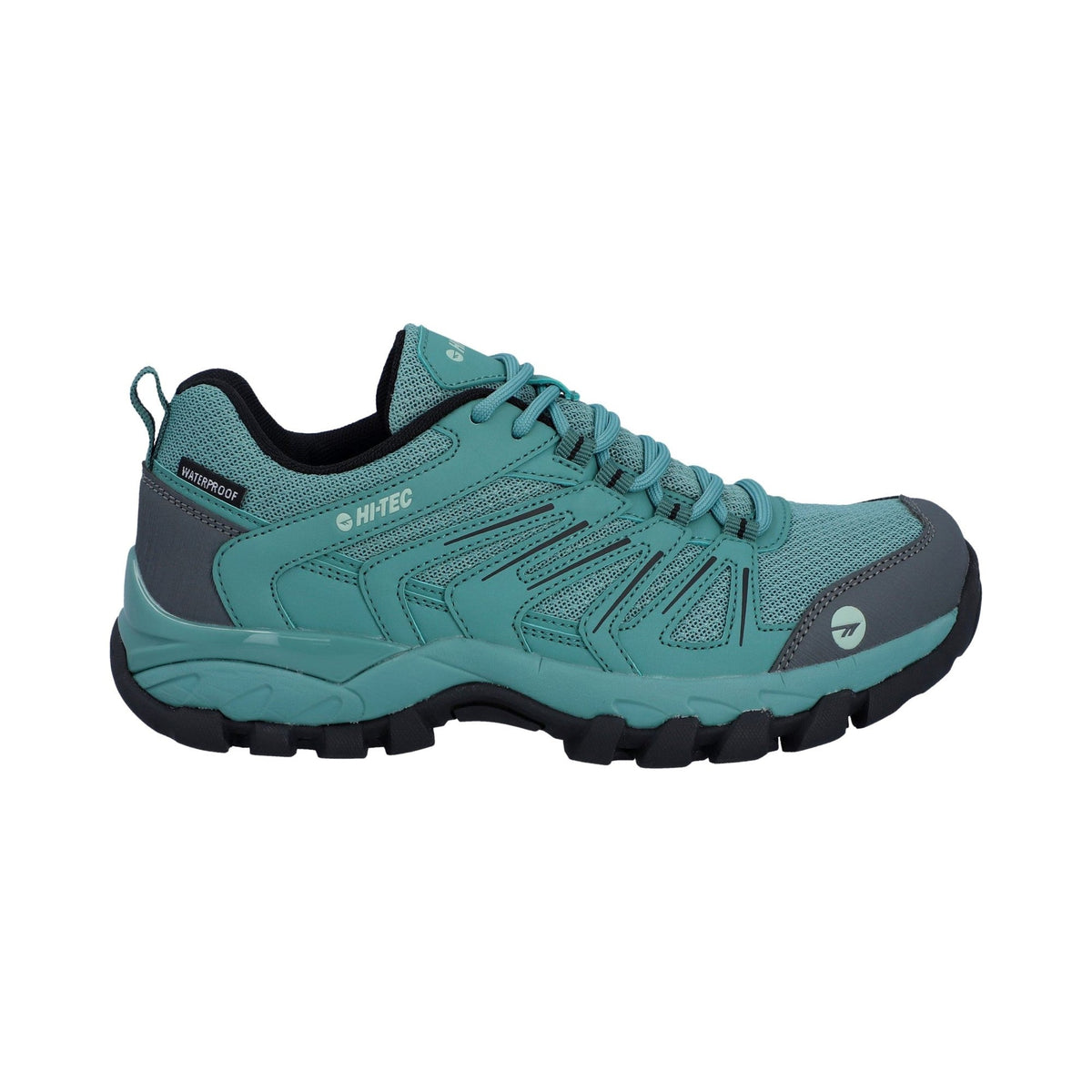 Hi-Tec Campana Low WP Hiker Womens Shoes - Oil Blue/Harbour Grey - Image 5