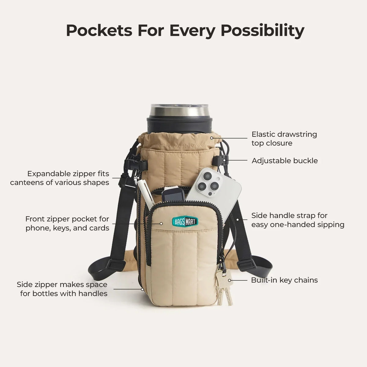 Paz Water Bottle Sling - Image 37