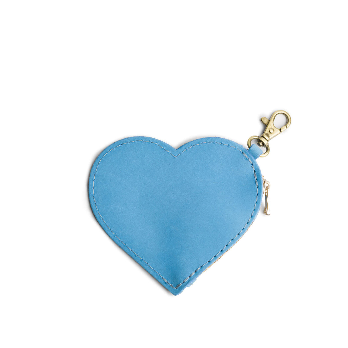 Heart Pouch - Iceberg Blue