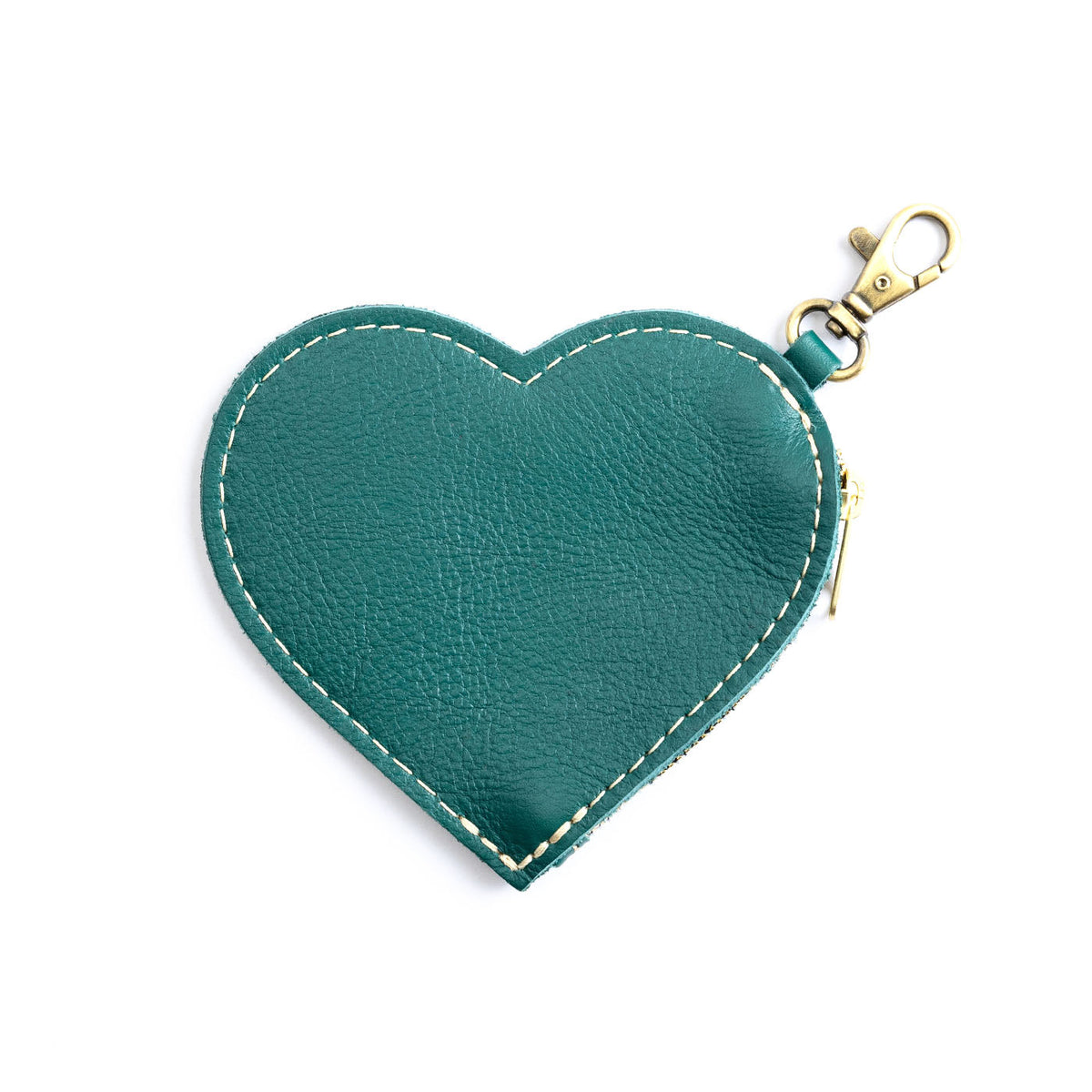 Heart Pouch - Peacock