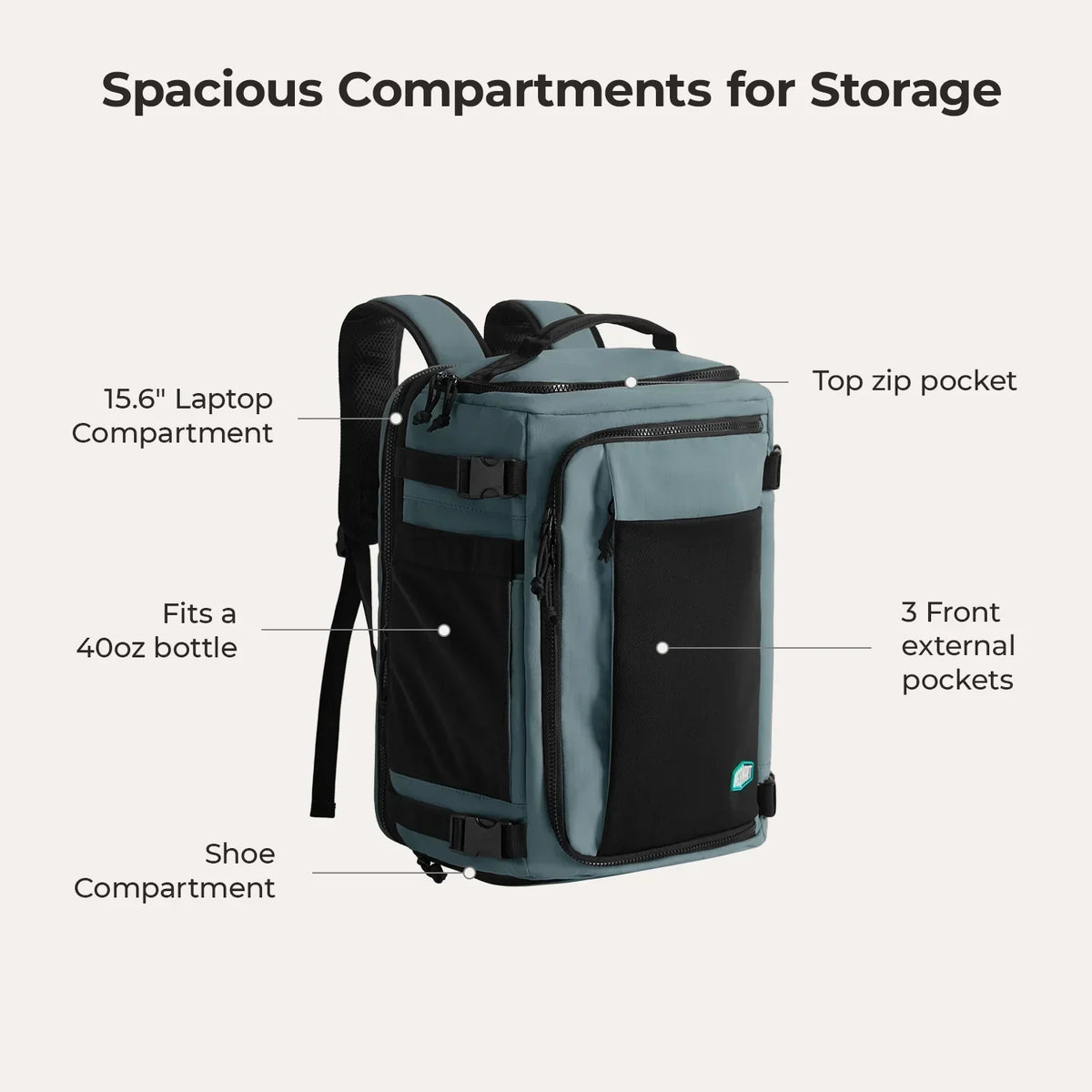 Blast Mesh Travel Backpack - Image 76
