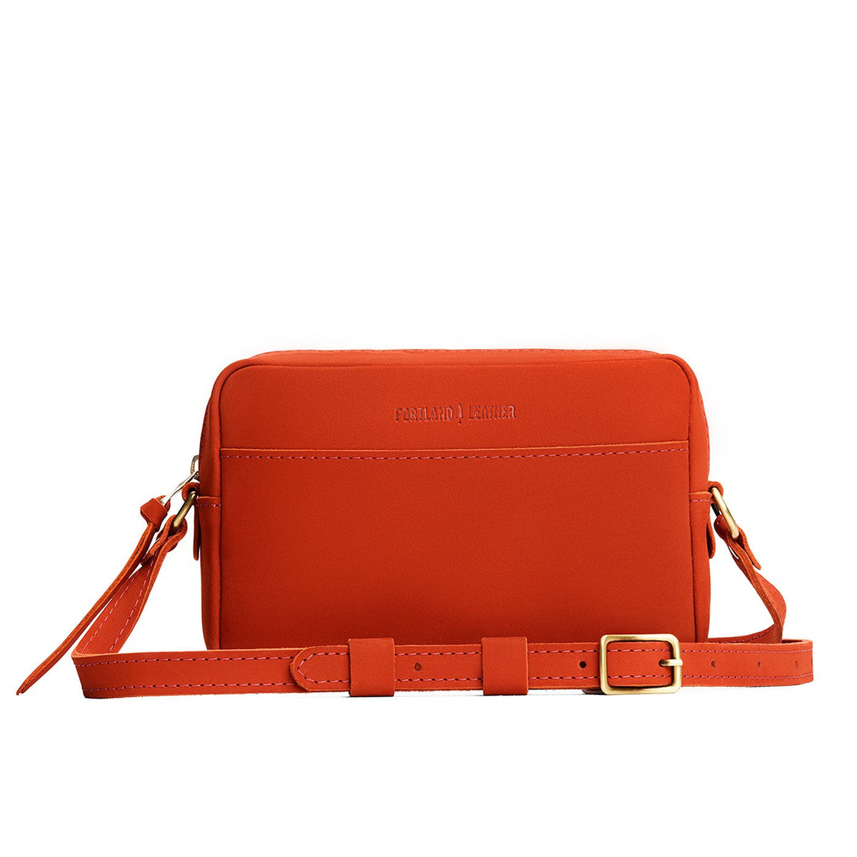 'Almost Perfect' Camera Bag Purse - Paprika / Large