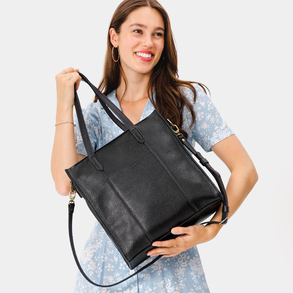 'Almost Perfect' Large Lola Zipper Crossbody Tote - Image 86