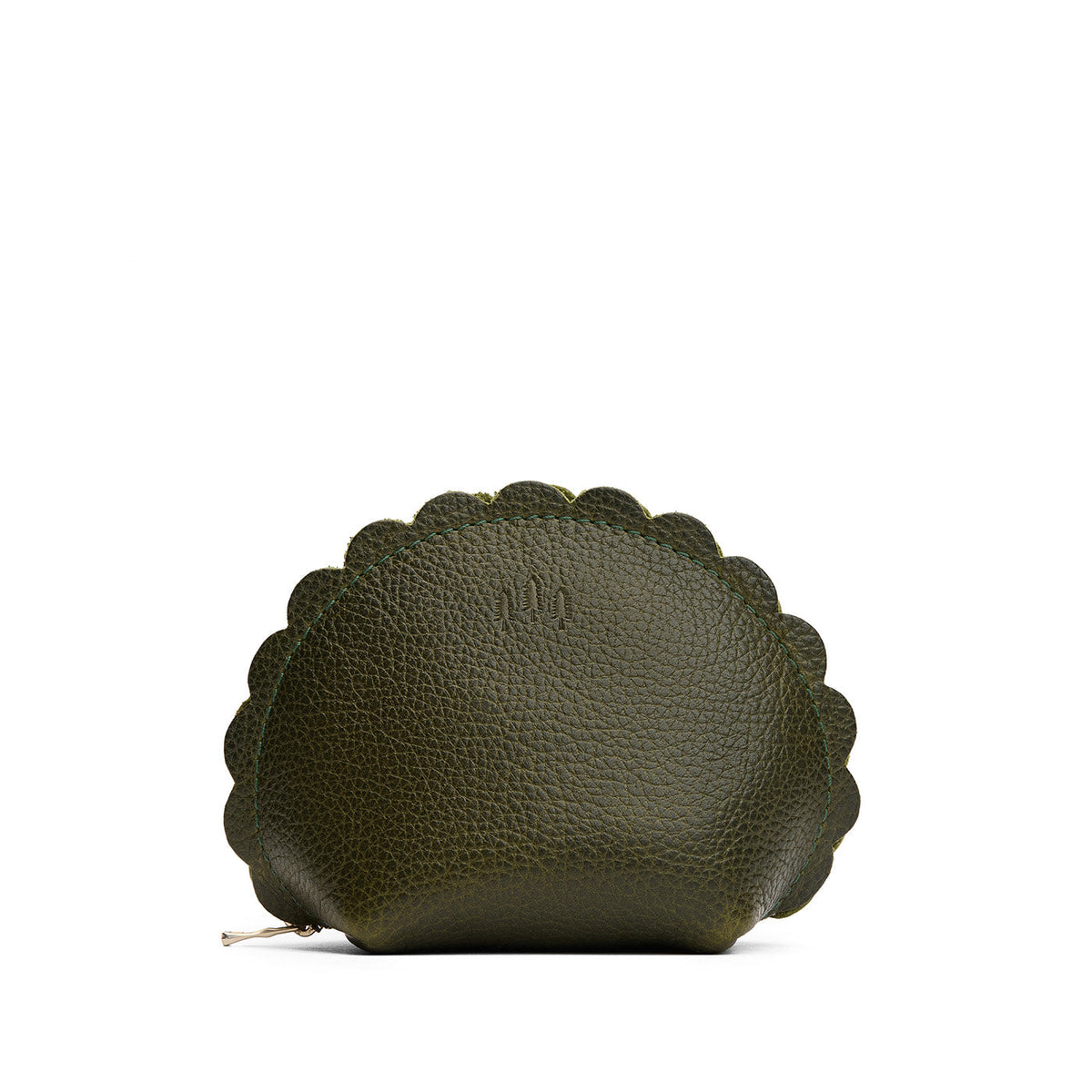 Marigold Pouch - Pebbled Olive / Large