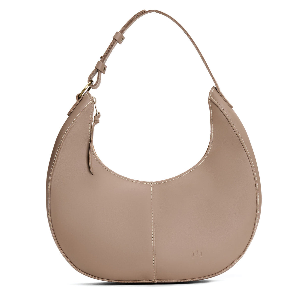 'Almost Perfect' Nora Shoulder Bag - Stone / Large