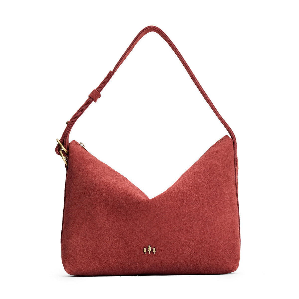 Slouchy Shoulder Bag - Cinnabar / Large