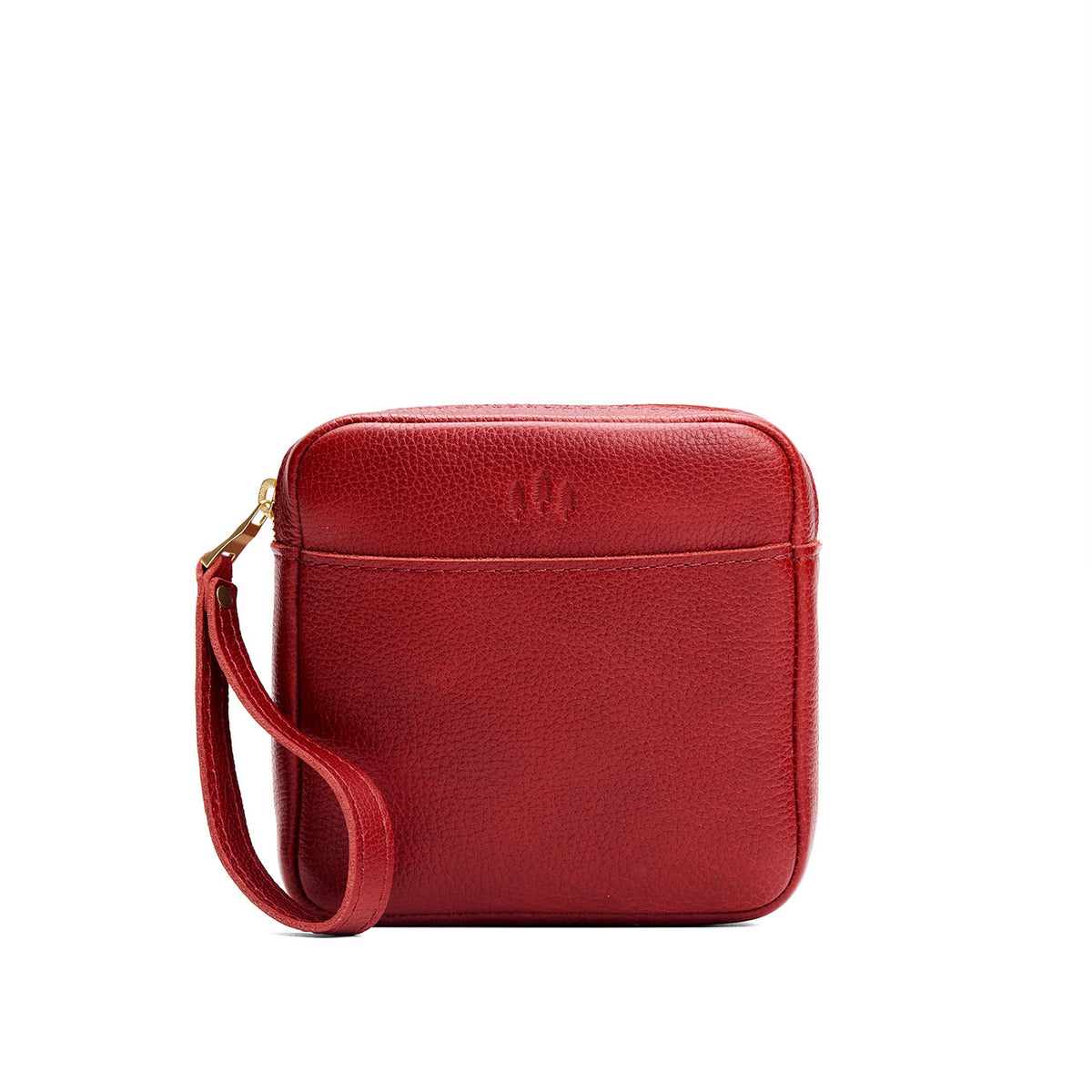 Large Square Pouch - Chili Red