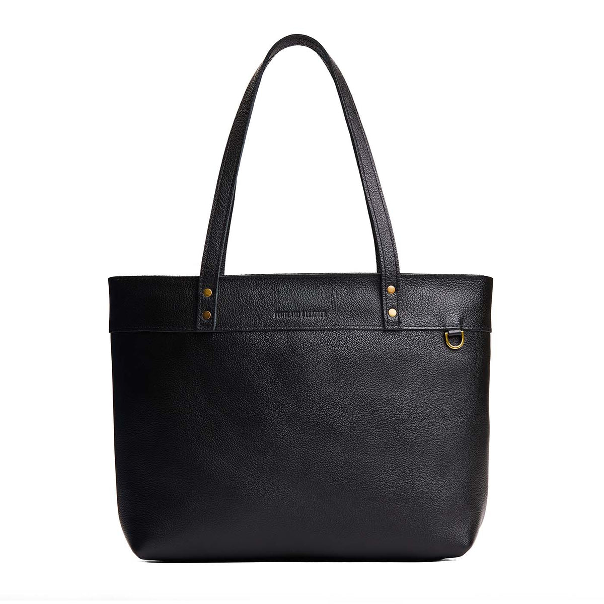 Montana Tote - Pebbled--black / Large / Zipper