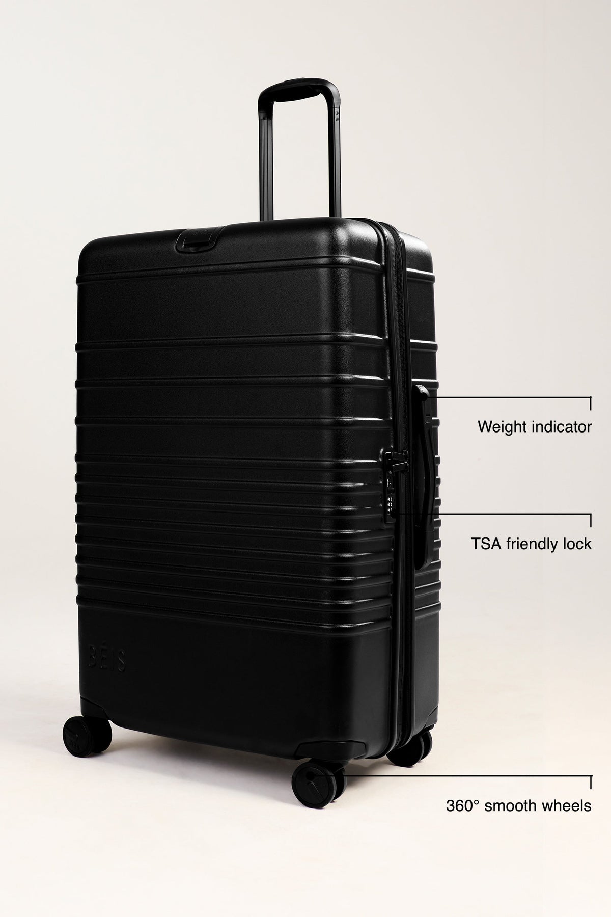The Large Check-In Roller in All Black - Image 2