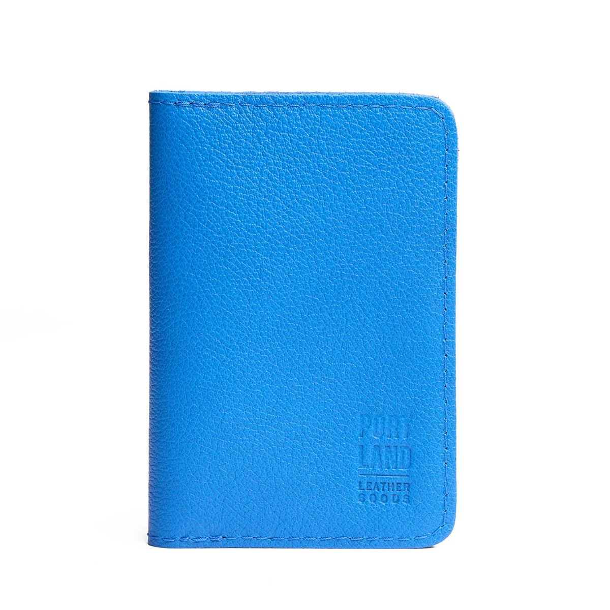 'Almost Perfect' Leather Modern Passport Holder - Skydive