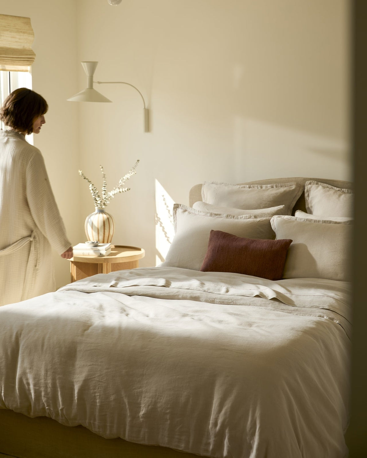 Linen Duvet Cover (Bone) - Image 4