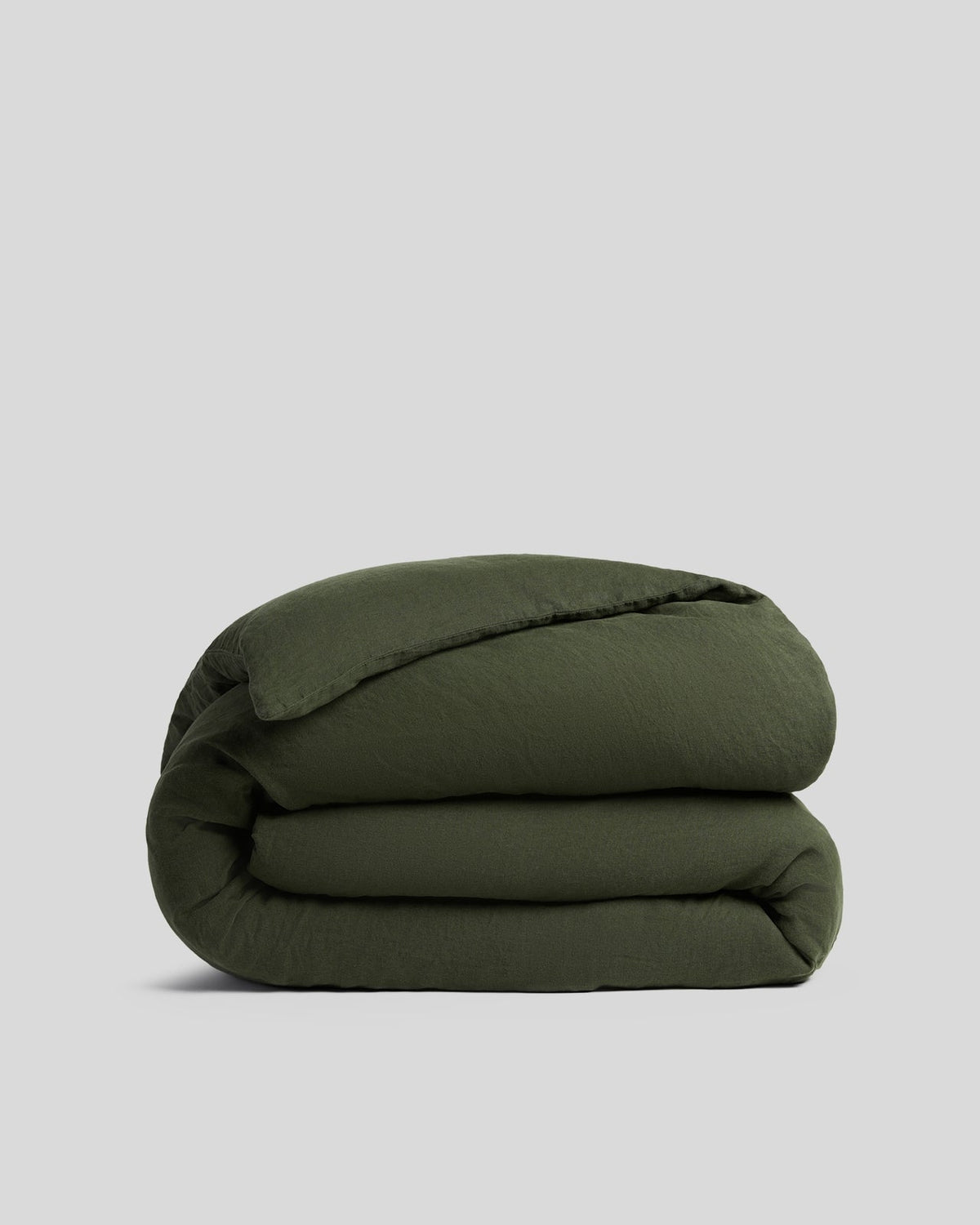 Linen Duvet Cover (Evergreen)