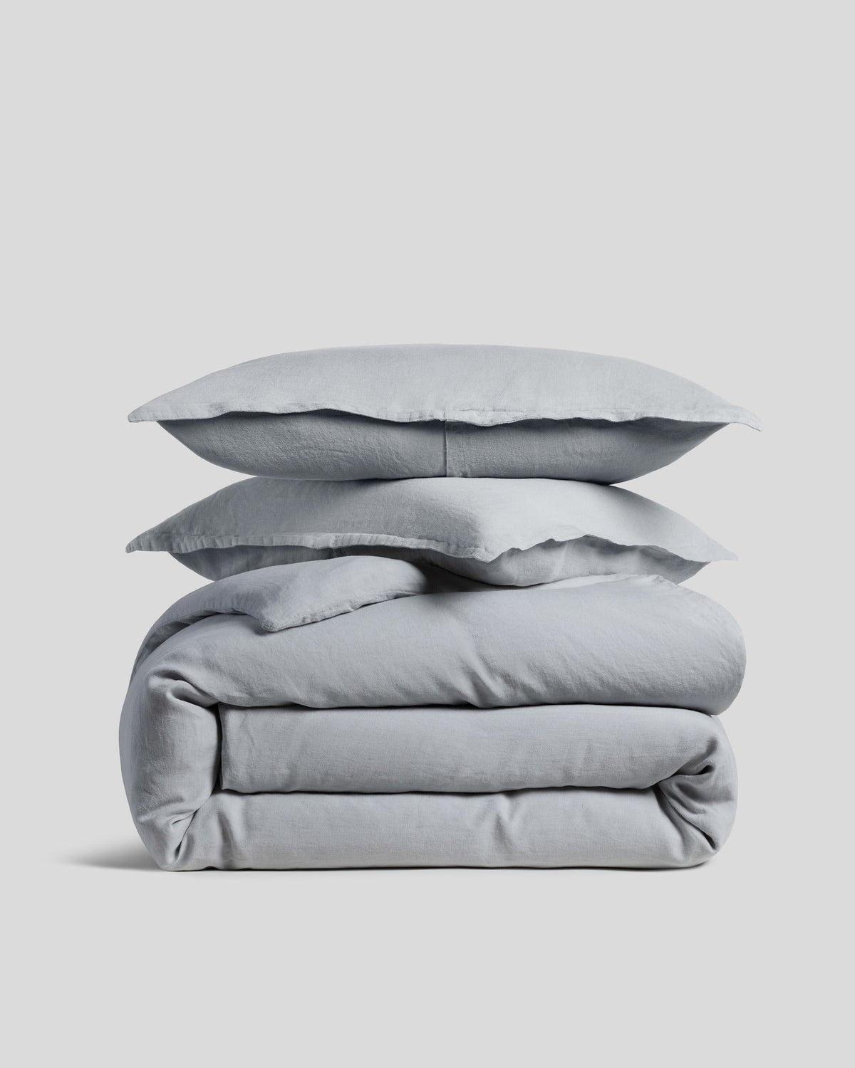 Linen Duvet Cover Set - Sky F/Q
