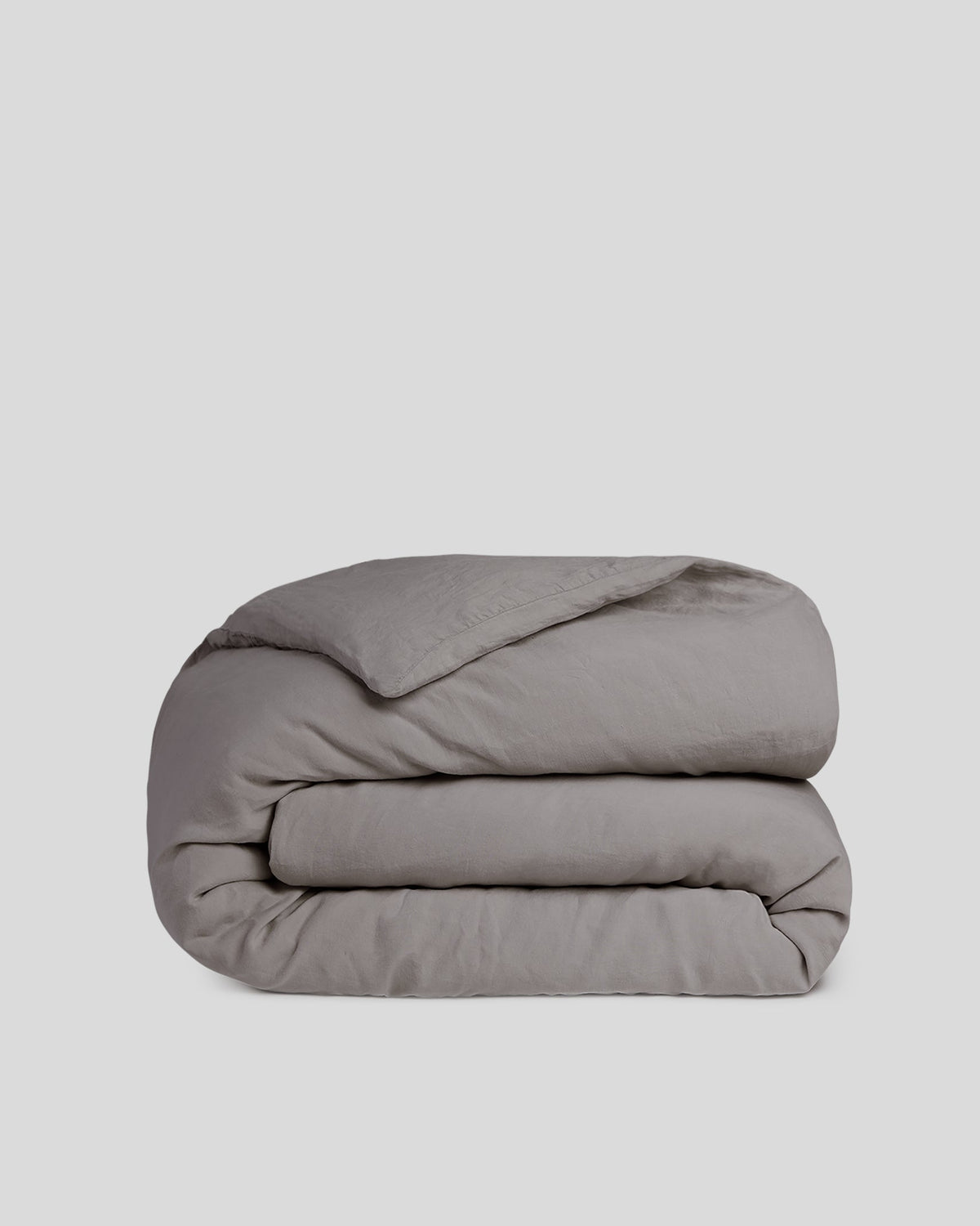 Linen Duvet Cover (Pebble)