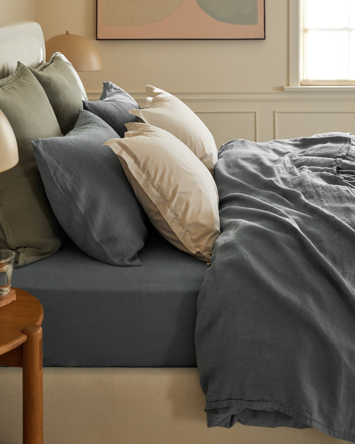 Linen Top Sheet - Dusk - Image 2