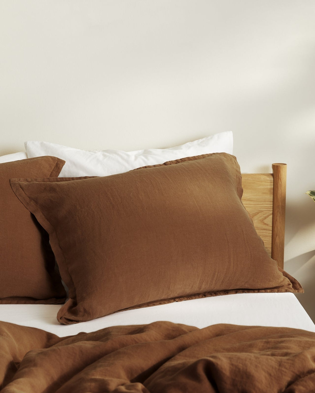 Linen Sham Set (Tobacco) - Image 2